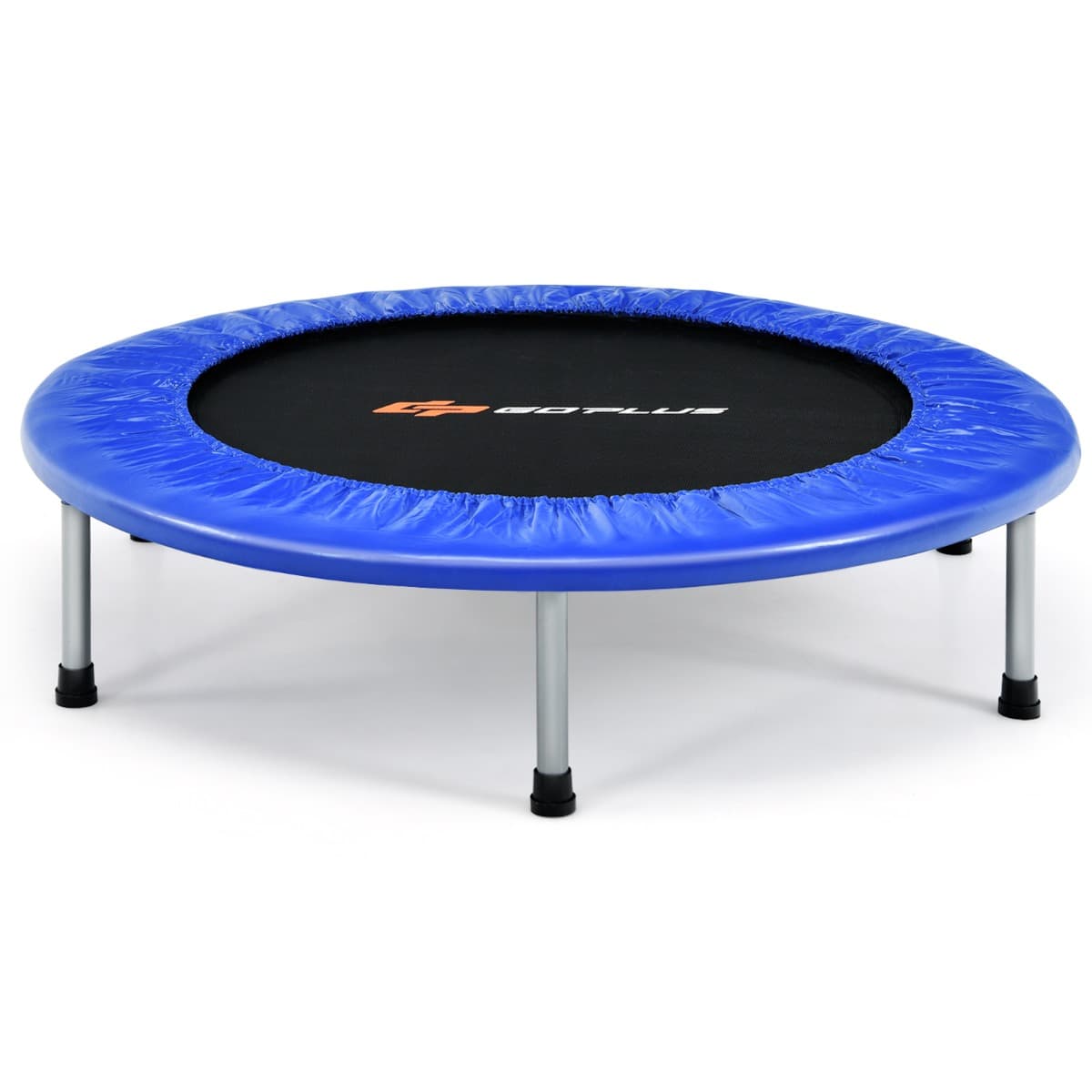 CostwayTrampoline de Fitness Pliable Ø95,5CM pour Intérieur et Extérieur pour Adultes et Enfants Charge Max 150KG Bleu